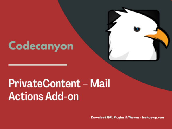 PrivateContent – Mail Actions Add-on