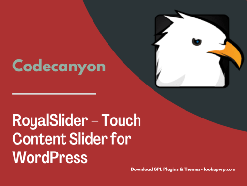 RoyalSlider – Touch Content Slider for WordPress