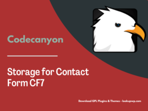 Storage for Contact Form CF7