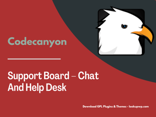 Support Board – Chat And Help Desk