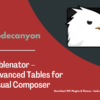 Tablenator – Advanced Tables for Visual Composer