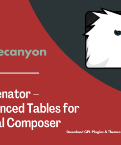 Tablenator – Advanced Tables for Visual Composer