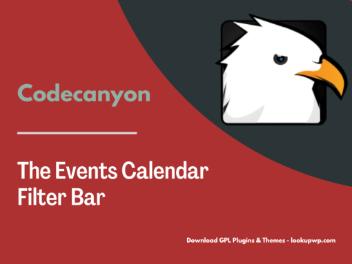 The Events Calendar Filter Bar