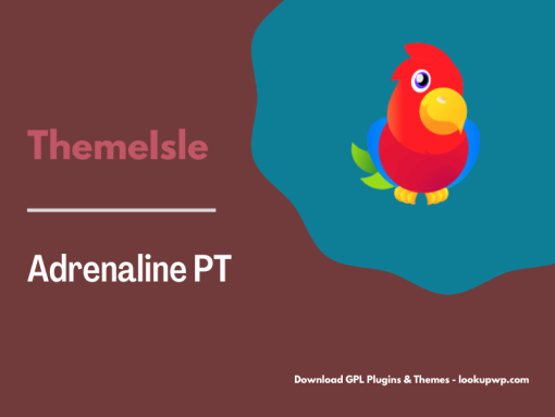 ThemeIsle Adrenaline PT WordPress Theme