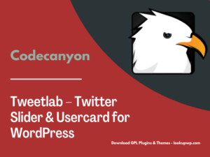Tweetlab – Twitter Slider & Usercard for WordPress