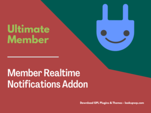 Ultimate Member Realtime Notifications Addon