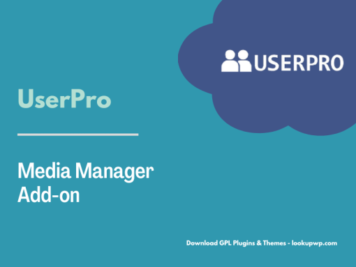 UserPro – Media Manager Add-on