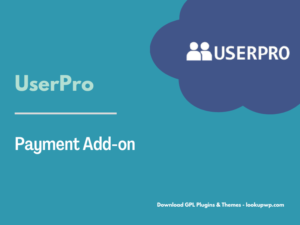 UserPro – Payment Add-on