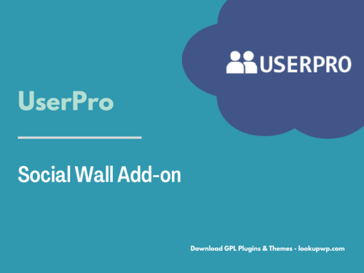 UserPro – Social Wall Add-on