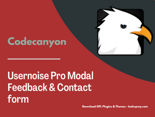 Usernoise Pro Modal Feedback & Contact form