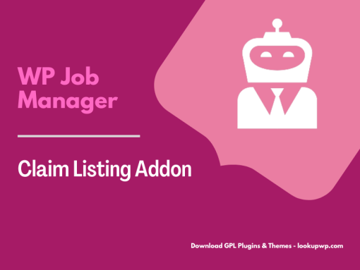 WP Job Manager Claim Listing Addon