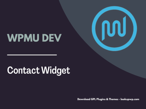 WPMU DEV Contact Widget