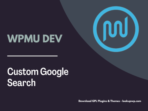 WPMU DEV Custom Google Search