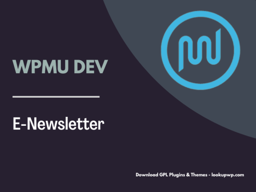 WPMU DEV E-Newsletter