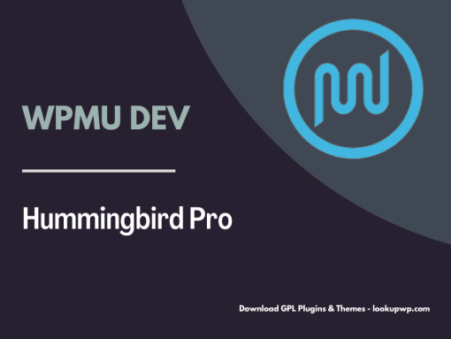 WPMU DEV Hummingbird Pro