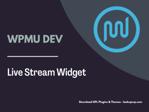 WPMU DEV Live Stream Widget