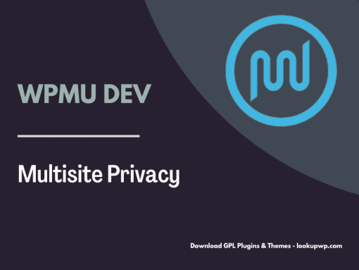 WPMU DEV Multisite Privacy