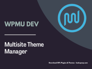 WPMU DEV Multisite Theme Manager