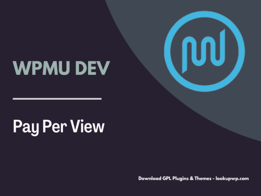 WPMU DEV Pay Per View