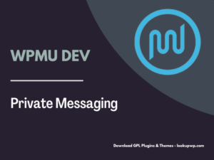 WPMU DEV Private Messaging