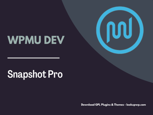 WPMU DEV Snapshot Pro