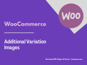 WooCommerce Additional Variation Images