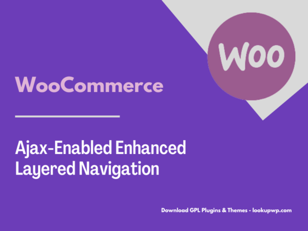 WooCommerce Ajax-Enabled Enhanced Layered Navigation