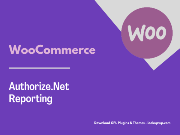 WooCommerce Authorize.Net Reporting