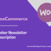 WooCommerce Aweber Newsletter Subscription