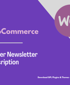 WooCommerce Aweber Newsletter Subscription