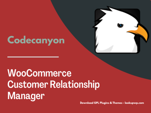 WooCommerce Customer Relationship Manager