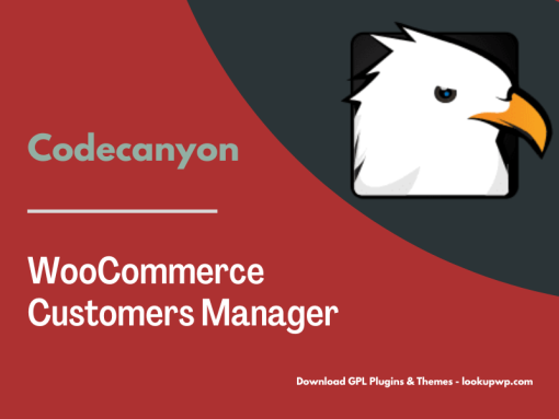 WooCommerce Customers Manager