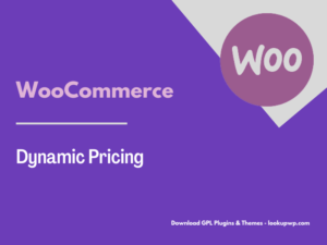 WooCommerce Dynamic Pricing