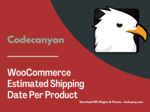 WooCommerce Estimated Shipping Date Per Product
