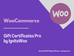 WooCommerce Gift Certificates Pro by IgniteWoo