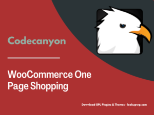 WooCommerce One Page Shopping