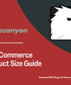 WooCommerce Product Size Guide