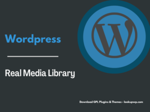 WordPress Real Media Library – Media Categories Folders File Manager